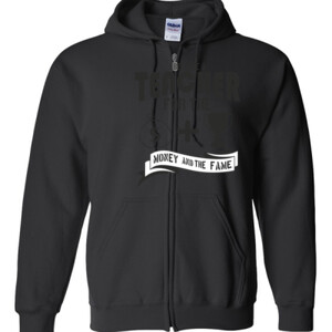 Money & Fame - Gildan - Full Zip Hooded Sweatshirt - DTG