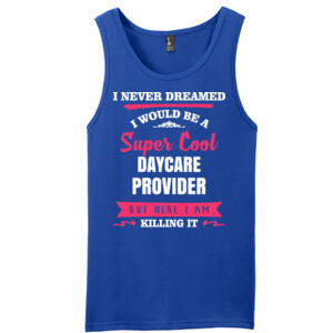 Super Cool ~ Daycare Provider - District - Young Mens The Concert Tank ® (DTG)