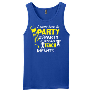 I Came Here To Party - Infants - District - Young Mens The Concert Tank ® (DTG)
