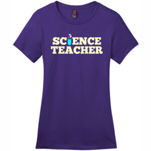 Science Teacher - District - DM104L (DTG) - Ladies Crew Tee