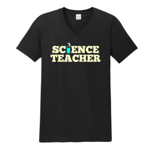 Science Teacher - Gildan - Softstyle ® V Neck T Shirt - DTG