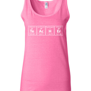 I Teach Science-Periodically - Gildan - 64200L (DTG) 4.5 oz Softstyle ® Junior Fit Tank Top