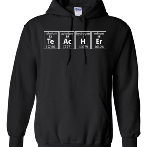 I Teach Science-Periodically - Gildan - 8 oz. 50/50 Hooded Sweatshirt - DTG