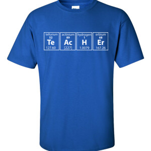 I Teach Science-Periodically - Gildan - 6.1oz 100% Cotton T Shirt - DTG