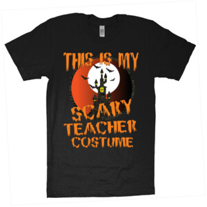 Scary Teacher - American Apparel - Unisex Fine Jersey T-Shirt - DTG