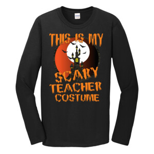 Scary Teacher - Gildan - Softstyle ® Long Sleeve T Shirt - DTG