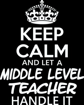 Keep Calm Middle Level