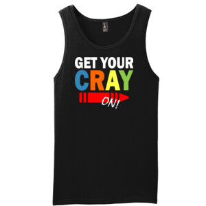 Get Your Cray On! - District - Young Mens The Concert Tank ® (DTG)
