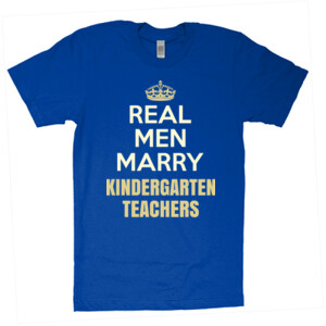 Real Men Marry ~ Customizable ~  - American Apparel - Unisex Fine Jersey T-Shirt - DTG