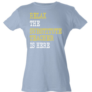 RELAX ~ Customizable Template - Tultex - Ladies' Slim Fit Fine Jersey Tee (DTG)