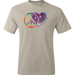 Peace Love Kindergarten - Full Color - Hanes - TaglessT-Shirt - DTG