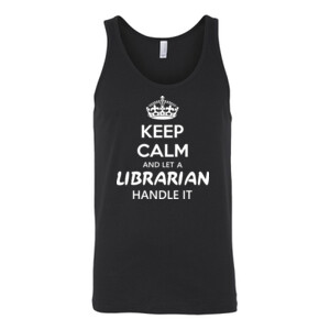 Keep Calm & Let A Librarian Handle It - Bella Canvas - 3480 (DTG) - Unisex Jersey Tank