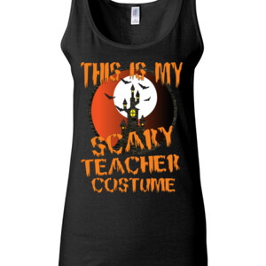 Scary Teacher - Gildan - 64200L (DTG) 4.5 oz Softstyle ® Junior Fit Tank Top