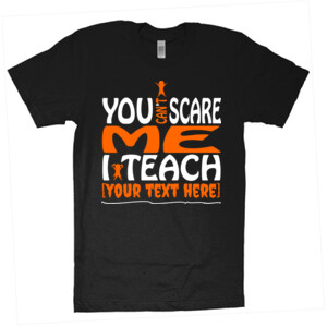 You Can't Scare Me - Template - American Apparel - Unisex Fine Jersey T-Shirt - DTG