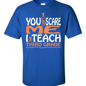 You Can't Scare Me I Teach Third Grade
